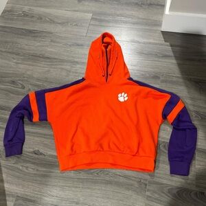 Clemson cropped hoodie